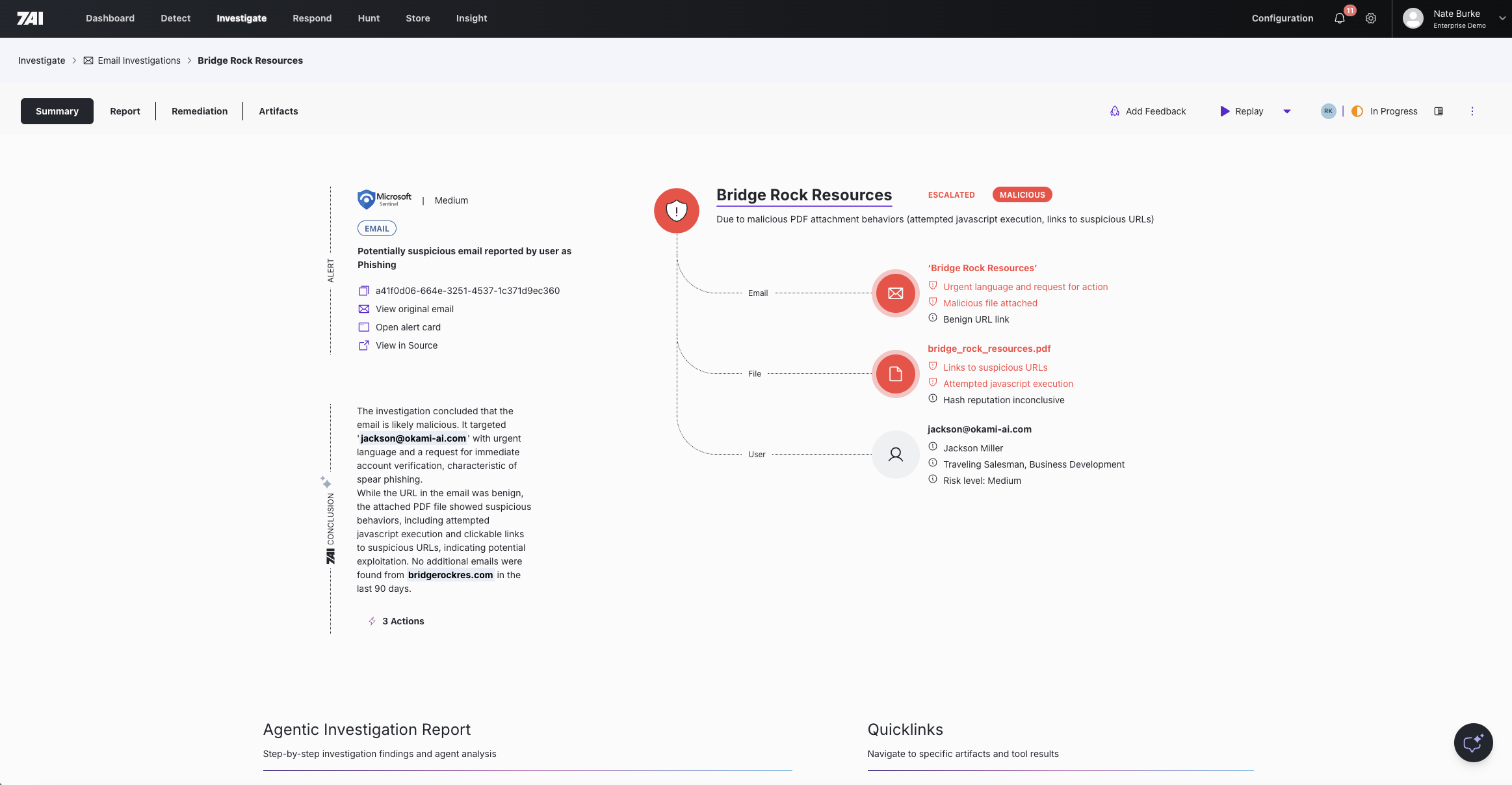 7AI dashboard — overview