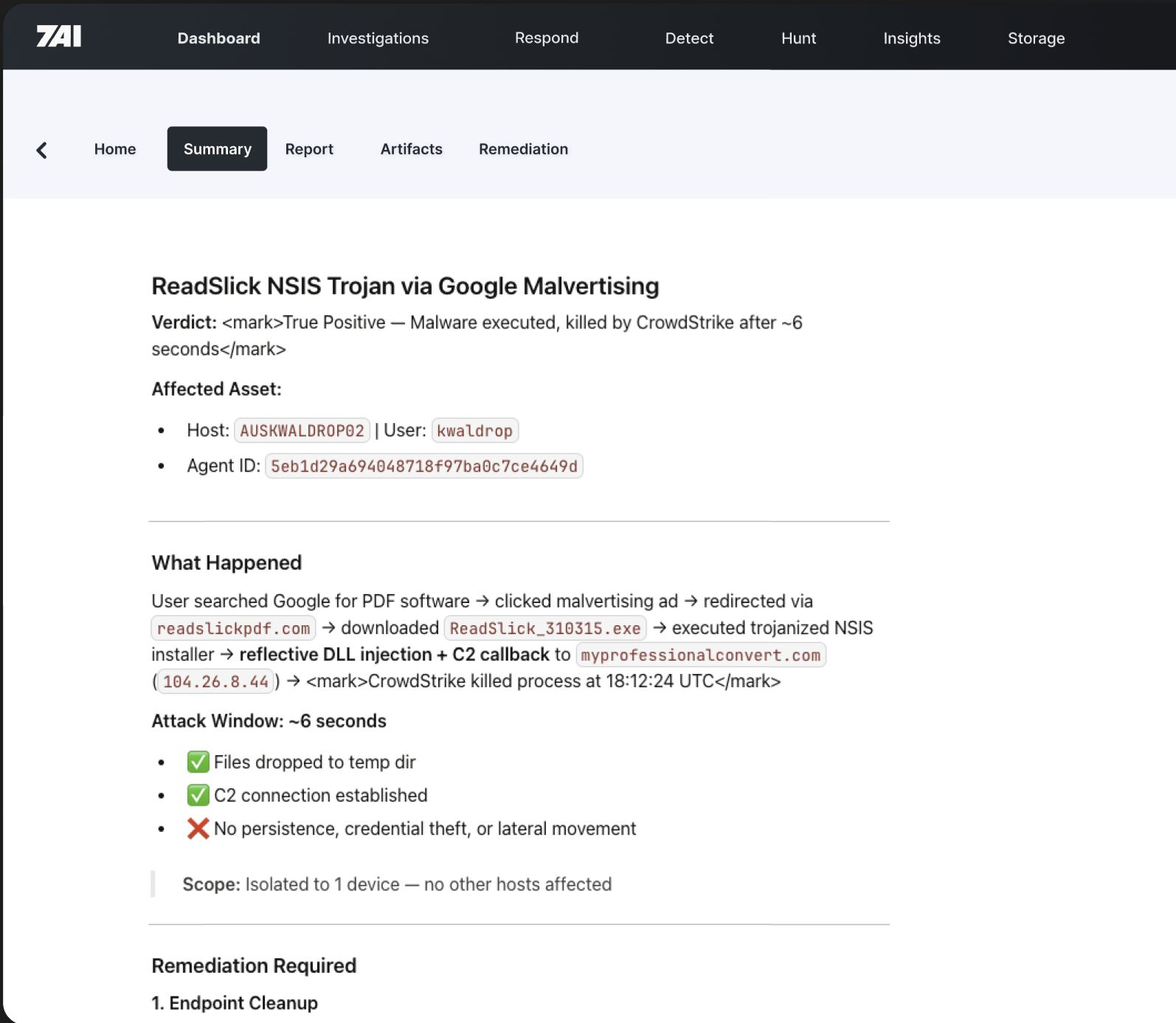 Dynamic summaries