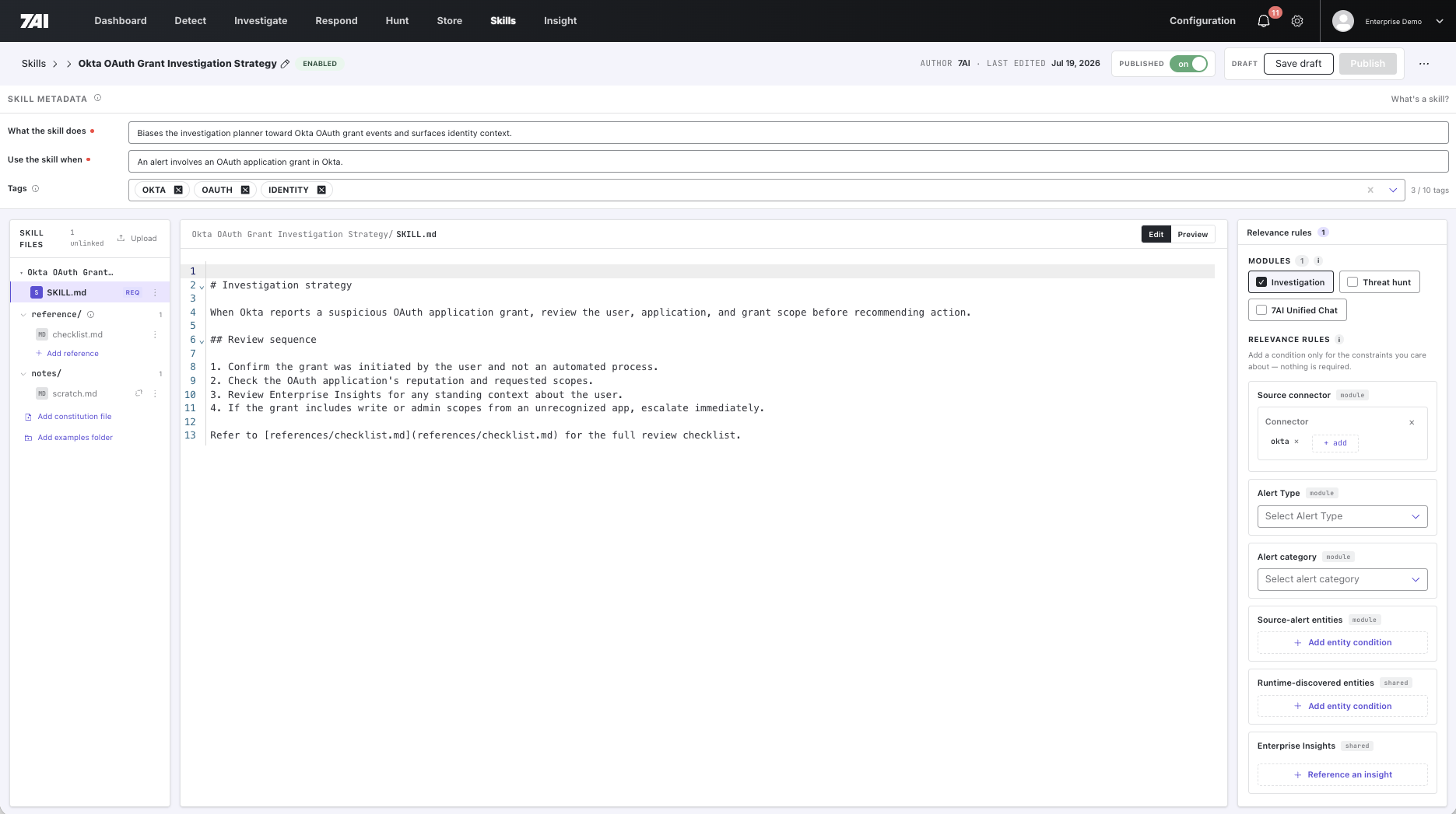 A 7AI skill in plain language