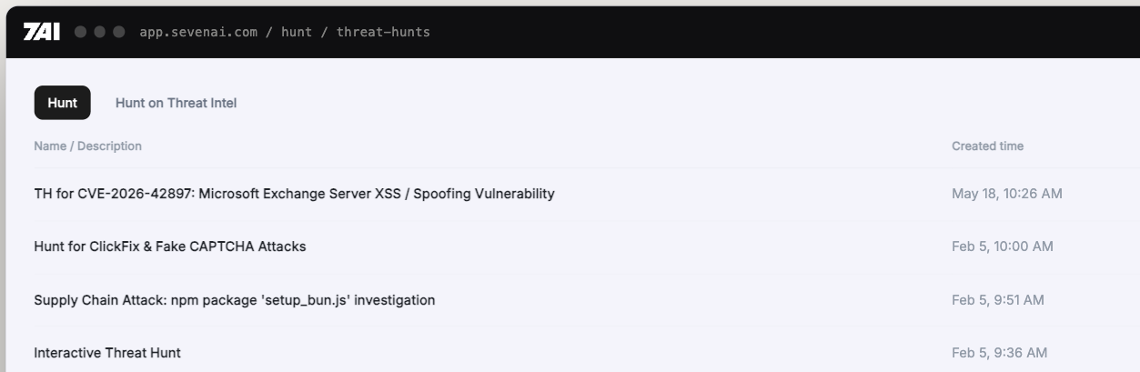 7AI hunt library